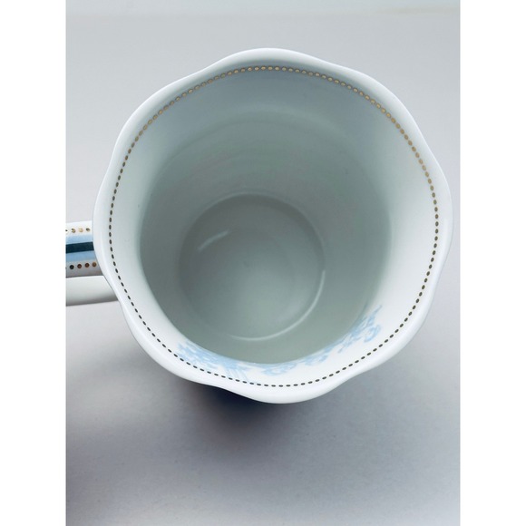 Grace's Teaware Black Striped Mugs w/ Gold Accents Coffee Tea Set of 2 - Picture 9 of 10